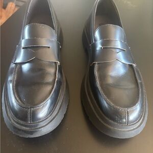 Camper Women's Black Leather Loafers